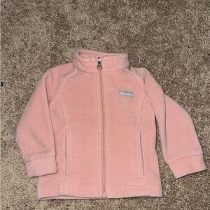Columbia Soft Pink Full-Zip Fleece